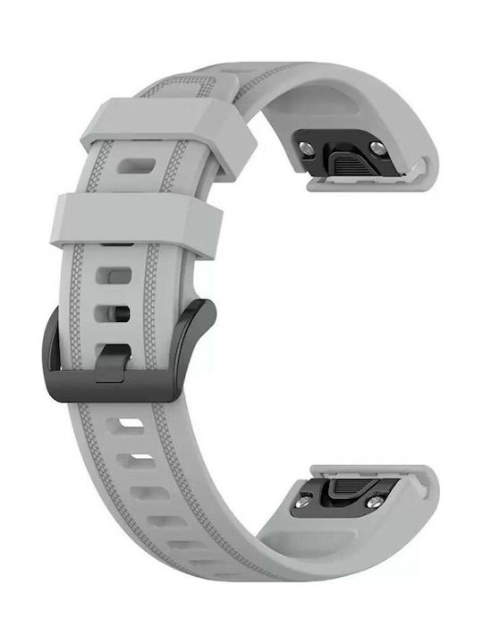 Кайшка Beline Watch 2 Garmin Fenix 8/Fenix 7s/Fenix 6s/Fenix 5s Mk3 Mk3i Instinct 2s Сива