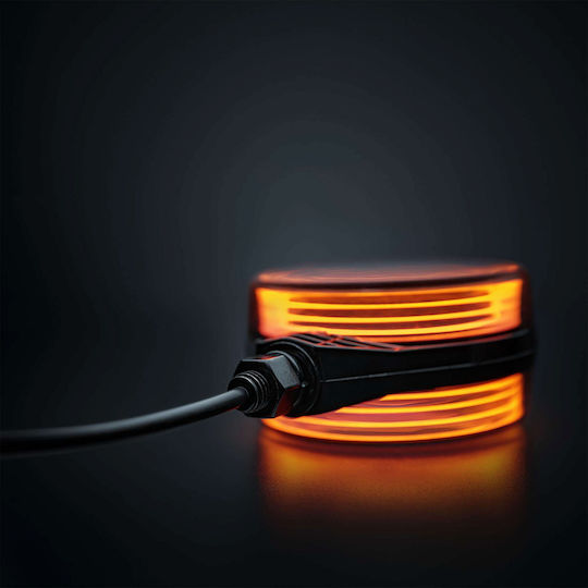 Strands Spanish LED Lumină laterală de gabarit Tip Cercel Ø11mm Portocaliu Portocaliu 10v40v