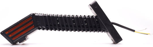 Led Triple Side Volume Light Horn Type Long Was Flash Function 12v24v Left
