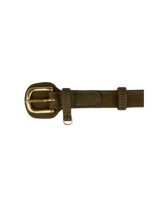 William Walker Waterproof Leather Dog Collar Nubuck Green Heritage Collection Size Small 31cm