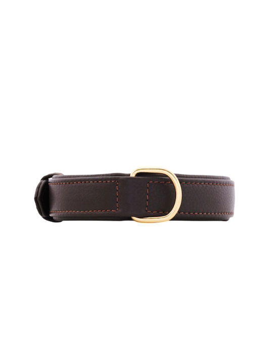 William Walker Δερμάτινο Περιλαίμιο Σκύλου Καφέ Plain Collection L 43cm