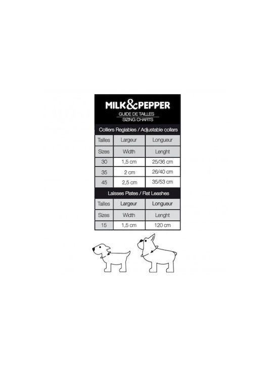 Milk & Pepper Hundehalsband Naval Blau Weiß S35 26-40cm 2cm Milk & Pepper Hundehalsband Naval Blau Weiß S35 26-40cm 2cm