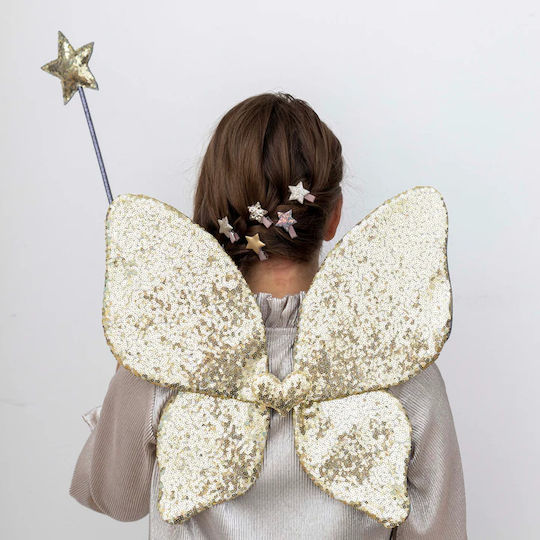 Carnival Wings Gold with Sequins