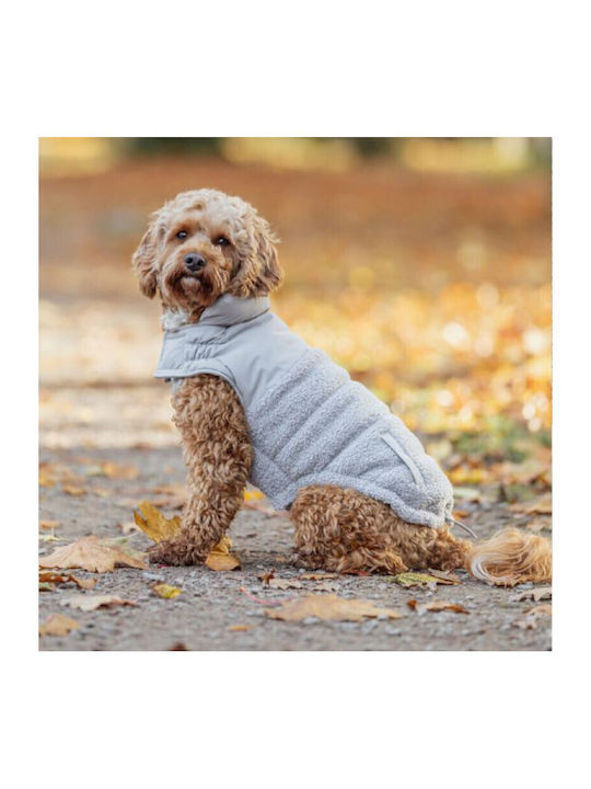 Trixie Grey Dog Coat Back Length 30 cm