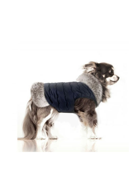 Milk & Pepper Dog Coat Waterproof Blue