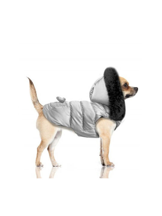 Milk & Pepper Dog Coat Waterproof Hooded Grey
