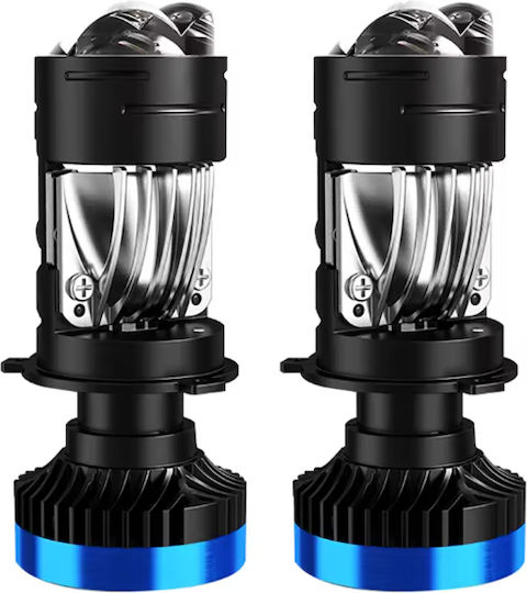 Gmax Крушка За Автомобил И Мотор H4 LED 6000K Хладно Бяло 70W