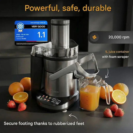 Profi Cook Storcător de fructe 1000W Gri