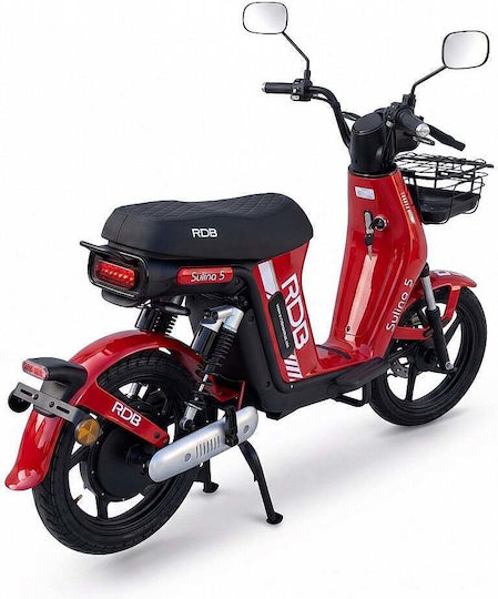 Velogreen Ηλεκτρικό Scooter Ισχύος 800W Πράσινο Χρώμα