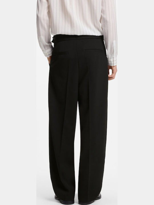 Suit Trousers Elastic Black