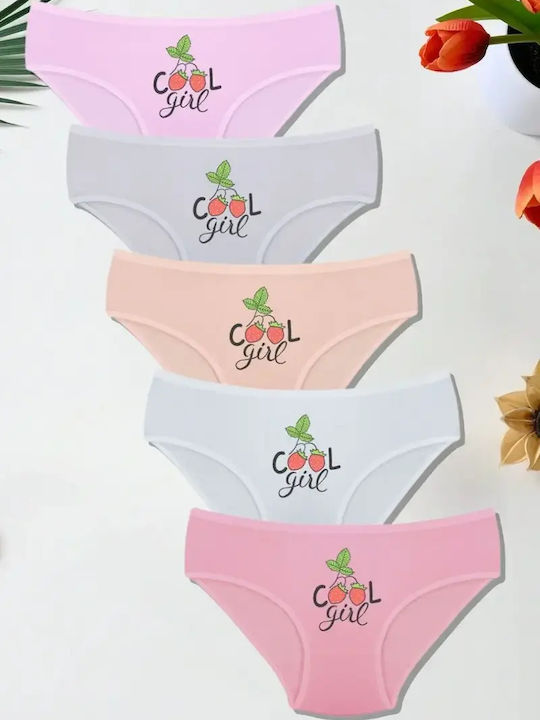 Onurel Set Kids Panties 5 Pieces Multicolour