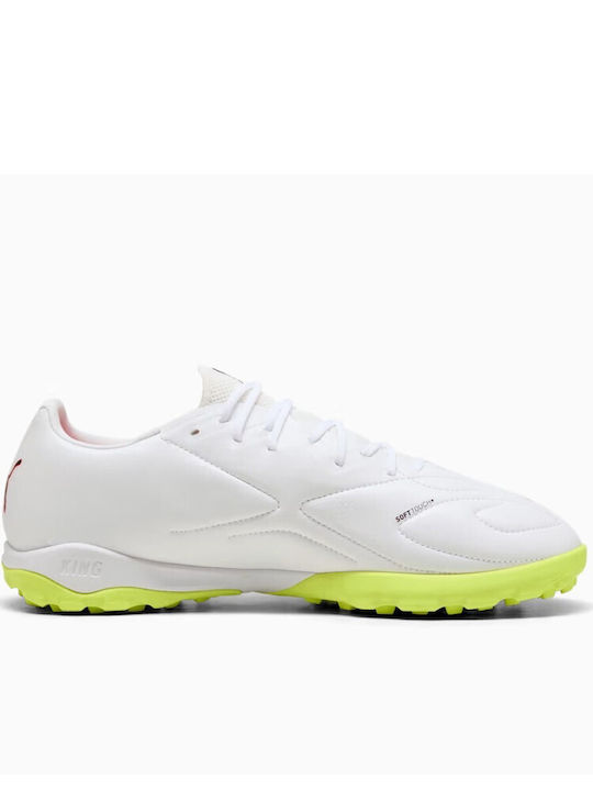 PUMA Match TT Football Shoes with Molded Cleats White PUMA Match TT Football Shoes with Molded Cleats White