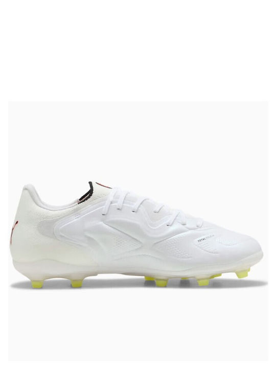 PUMA TT Fußballschuhe mit geformten Stollen Weiß