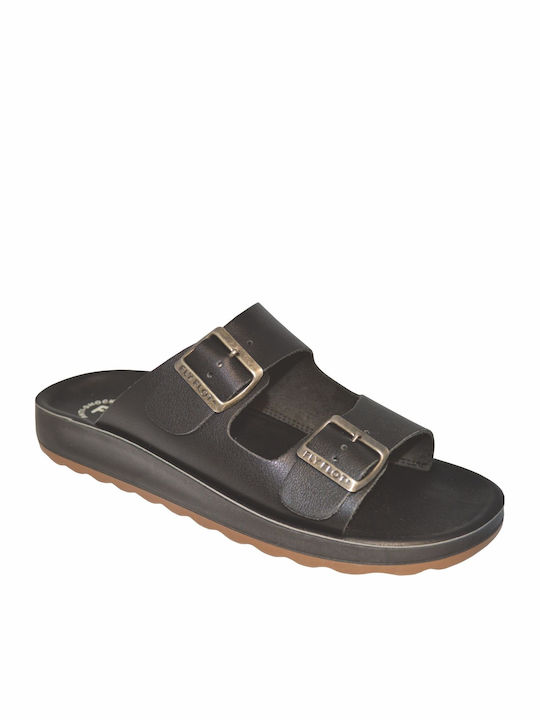 Herrensandalen in Brauner Farbe