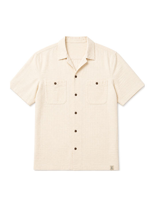 Merchant Short Sleeve Shirt Beige