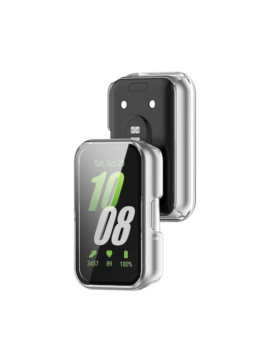 Techsuit Defense360 Pro Plastic Case with Tempered Glass in Transparent Colour for Samsung Galaxy Fit3 Techsuit Defense360 Pro Plastic Case with Tempered Glass in Transparent Colour for Samsung Galaxy Fit3