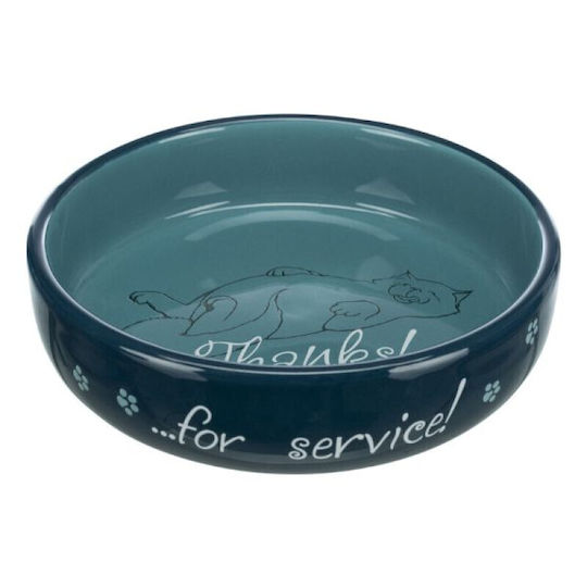 Trixie Ceramic Food Bowl for Cat 300ml 15cm Various Colors