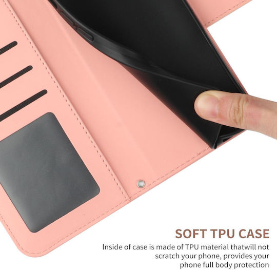 Forcell Xiaomi Poco X8 Pro 5g Blumen Handyhülle Brieftasche Rosa