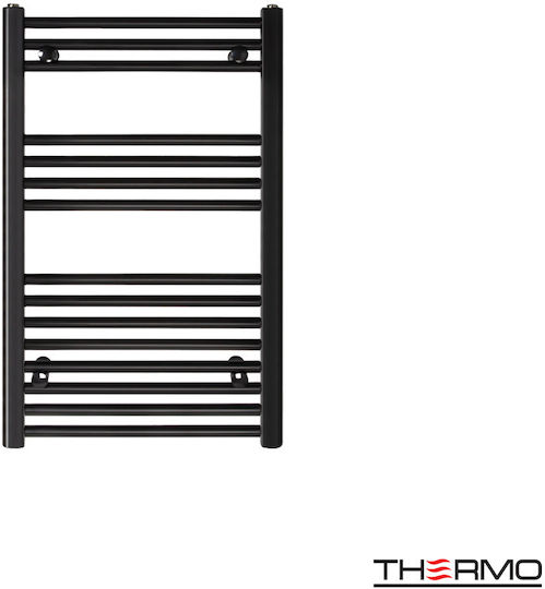Thermo Alto Релса за кърпи за баня 80x50 Черна