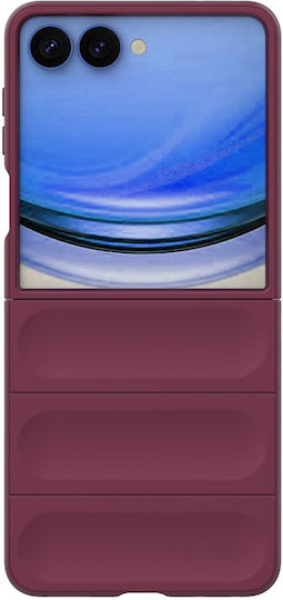 Techsuit Magic Rückseite Umschlag Silikon Burgundisch (Samsung Galaxy Z Flip8)