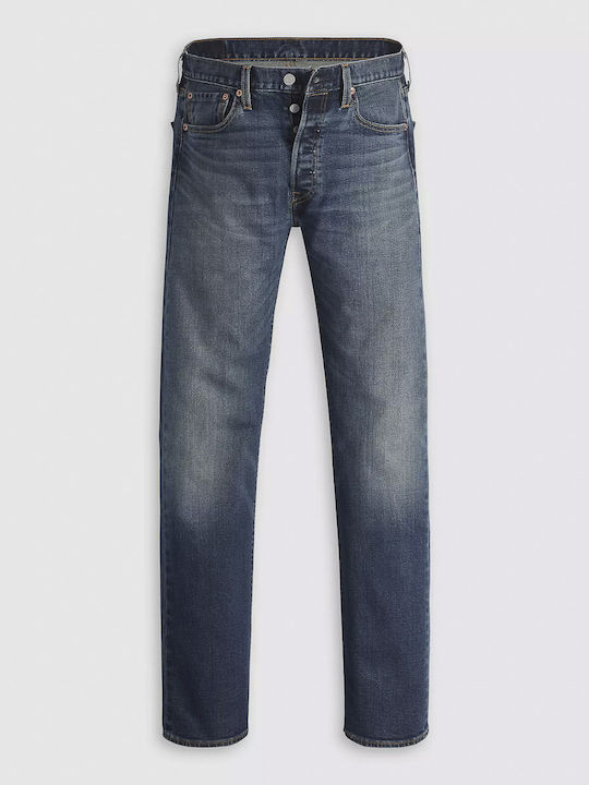 Men's Jeans Pants with Regular Straight Fit Blue