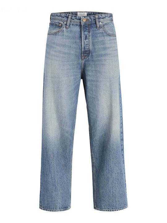 Pantaloni de Blugi pentru Bărbați cu Fit Lejer Baggy Albastru