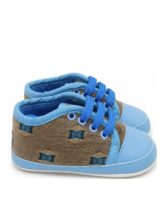 Panino Weiche Sohlenschuhe für Babys Türkisen Sneakers