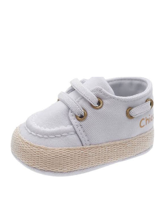 Chicco Baby Soft-Sole Moccasins White