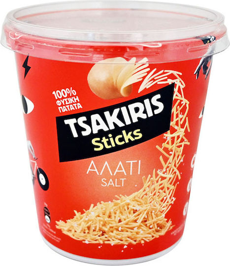 Tsakiris Chips Sticks with Salt 100gr
