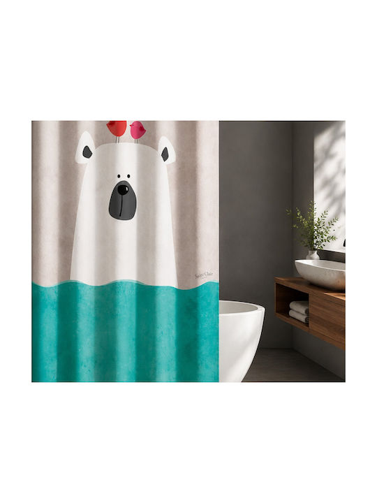 Saint Clair Baby Kids Des 302 Fabric Shower Curtain 180x200cm Multicolour 1728030217008
