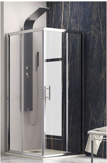 Karag Flora 100 Cabinet Duș Cu Ușă Glisantă 100x90x190cm Sticlă Transparentă Karag Flora 100 Cabinet Duș Cu Ușă Glisantă 100x90x190cm Sticlă Transparentă