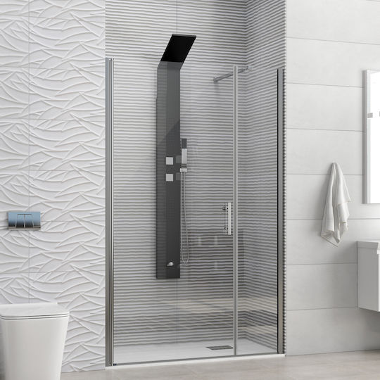 Karag S 5 Alto Cabinet Duș Cu Ușă Cu Balamale 150x200cm Sticlă Transparentă Cromo Karag S 5 Alto Cabinet Duș Cu Ușă Cu Balamale 150x200cm Sticlă Transparentă Cromo