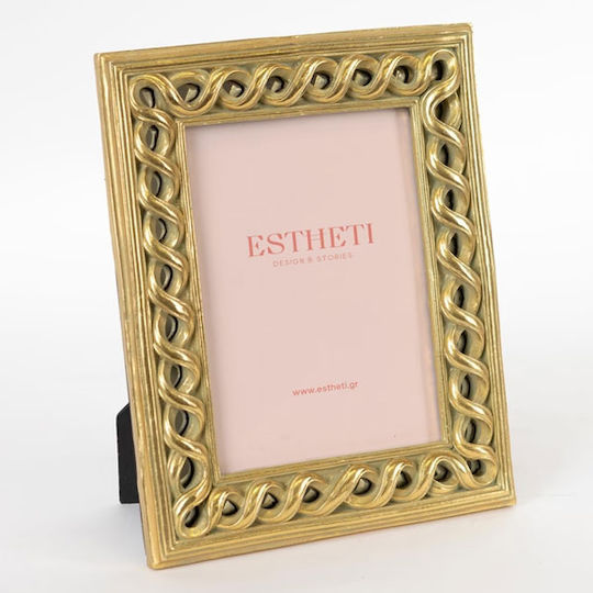 Estheti Home Frame Resin Gold Chain 10x15cm 16.9x2x22cm 756-12064