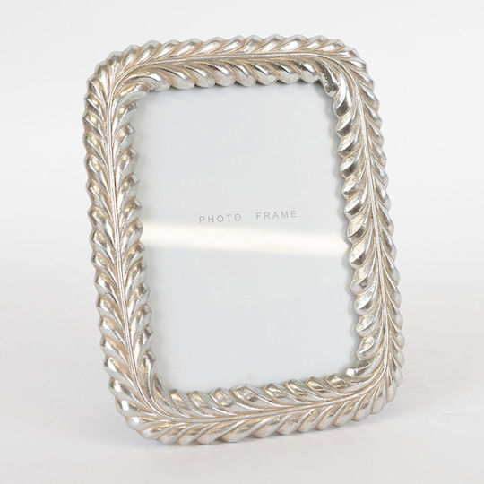 Estheti Home Resin Silver Frame 10x15cm 14.8x1.8x19.5cm 756-12076