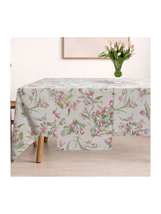 Dimeco Τραπεζομάντηλο Floral 135x180εκ.