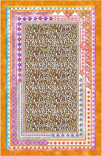 Tessitura Toscana Telerie Linen Tablecloth Jurta Purple 160x230cm