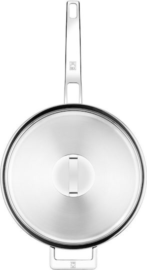 Bra Tigaie Sauté Din Oțel Inoxidabil Cu Capac 28cm