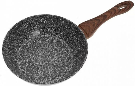 KING Hoff Wok από Χυτό Αλουμίνιο Με Καπάκι με Αντικολλητική Επίστρωση 24cm