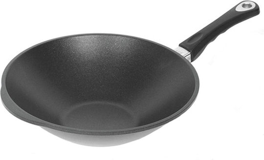 AMT Gastroguss Wok din Aluminiu cu Strat Antiaderent 36cm