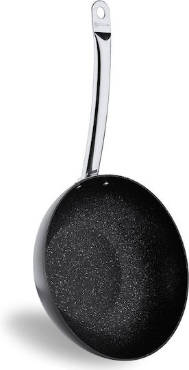 Korkmaz Proline Wok aus Rostfreiem Stahl mit Antihaftbeschichtung 32cm