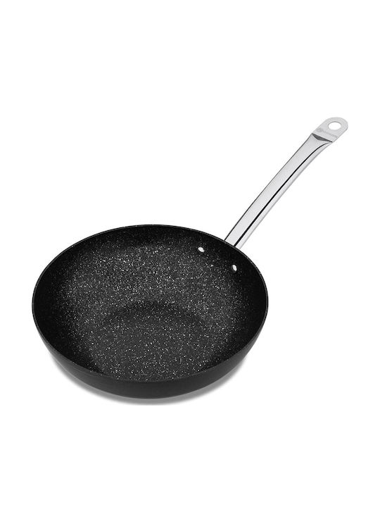 Korkmaz Proline Wok Stainless Steel with Non-Stick Coating 32cm