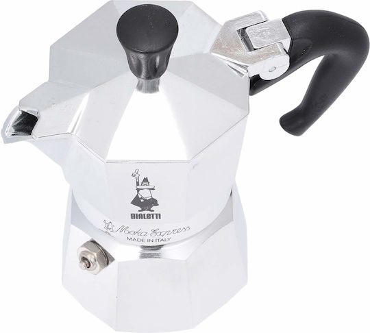 Bialetti Moka Express Кафеварка За Еспресо 1 Чаша Сребриста