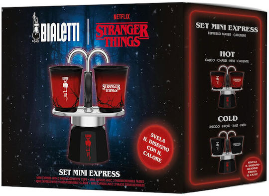 Bialetti Stovetop Espresso Pot for 2 Cups Silver