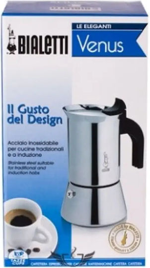 Bialetti Espresso-Kanne Silber