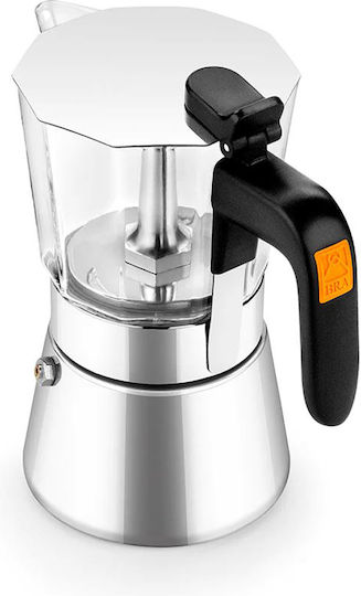 Bra Електрическа Мокро кафе 6 Cups Inox Кафяв