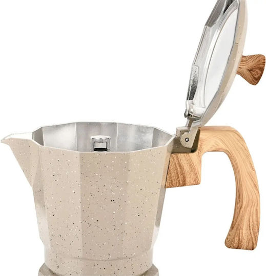 Klausberg Electric Stovetop Espresso Pot 6 Cups 500W Silver