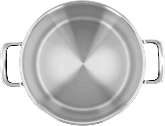 Demeyere 5plus Βαθιά Ανοξείδωτη Κατσαρόλα 8lt / 24cm