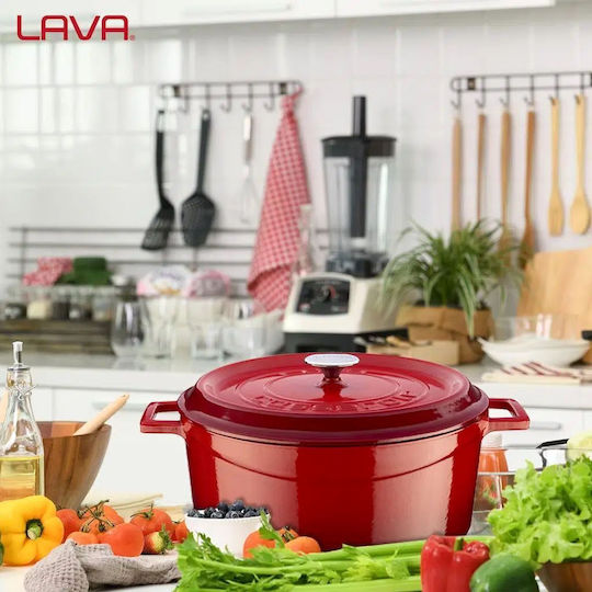 Ready Lava Oală Adâncă Din Fontă 9.8lt 32cm