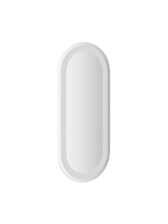vidaXL Oglindă de baie Led 70x30cm Transparentă