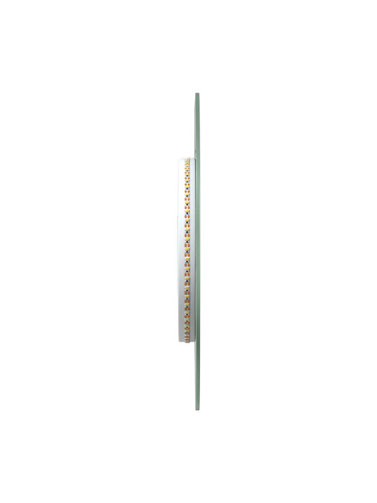 vidaXL Oglindă de baie Led 70x30cm Transparentă